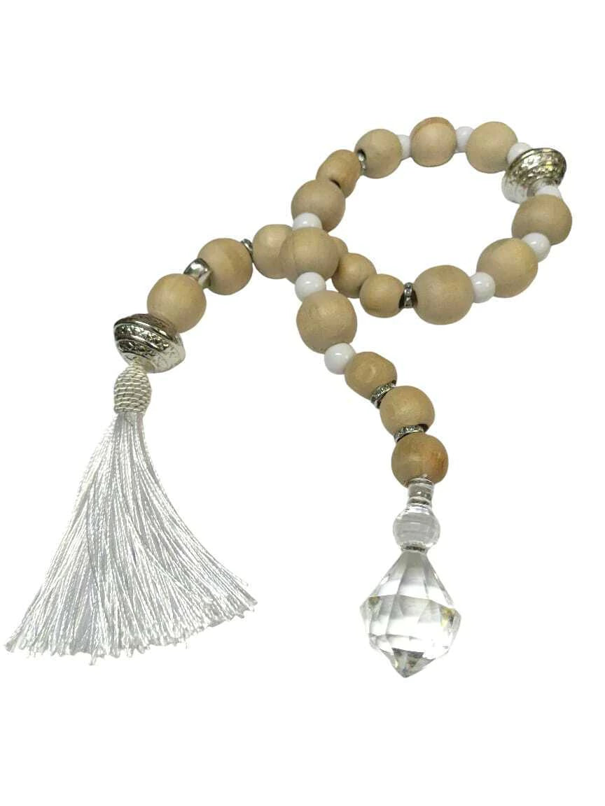 Colar De Mesa Madeira Decorativo 60cm